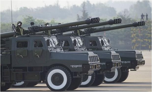 Bích kích pháo tự hành SH-1 155mm do Trung Quốc xuất khẩu